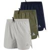 Dark Navy army Green light Grey(pack of 3)