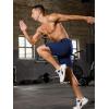 imageSILKWORLD Mens 2 in 1 Running Shorts 7quot Workout Gym Athletic Shorts Quick Dry Lightweight Training Shorts with PocketsNavy