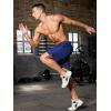imageSILKWORLD Mens 2 in 1 Running Shorts 7quot Workout Gym Athletic Shorts Quick Dry Lightweight Training Shorts with PocketsNavy Blue