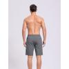 imageSILKWORLD Mens Swim Trunks Quick Dry Bathing Suit 9 Inch Swim Shorts with Mesh Lining and Zipper Cargo PocketsGrey