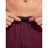 imageSILKWORLD Mens Swim Trunks Quick Dry Bathing Suit 9 Inch Swim Shorts with Mesh Lining and Zipper Cargo PocketsWine Red