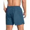 imageSILKWORLD Mens Swim Trunks Quick Dry Bathing Suits 6 Inch Swimming Shorts with Compression Liner and Zipper PocketsCopenhagen Blue