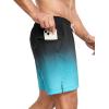 imageSILKWORLD Mens Swim Trunks Quick Dry Bathing Suits 6 Inch Swimming Shorts with Compression Liner and Zipper PocketsGradientblue