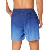 imageSILKWORLD Mens Swim Trunks Quick Dry Bathing Suits 6 Inch Swimming Shorts with Compression Liner and Zipper PocketsGradientblue Stripe