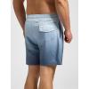 imageSILKWORLD Mens Swimming Trunks with Compression Liner Quick Dry 5 inch Swim Shorts with Zipper PocketsA0 Grey Gradient