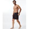 imageSILKWORLD Mens Swimming Trunks with Compression Liner Quick Dry 5 inch Swim Shorts with Zipper PocketsCrab