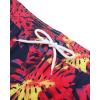 imageSILKWORLD Mens Swimming Trunks with Compression Liner Quick Dry 5 inch Swim Shorts with Zipper PocketsHot Pink  Pink Lining