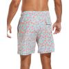 imageSILKWORLD Mens Swimming Trunks with Compression Liner Quick Dry 5 inch Swim Shorts with Zipper PocketsOranges