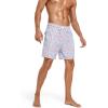imageSILKWORLD Mens Swimming Trunks with Compression Liner Quick Dry 5 inch Swim Shorts with Zipper PocketsOranges