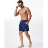 imageSILKWORLD Mens Swimming Trunks with Compression Liner Quick Dry 5 inch Swim Shorts with Zipper PocketsSmall Coconut Tree
