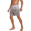 imageSILKWORLD Mens Swimming Trunks with Compression Liner Quick Dry 5 inch Swim Shorts with Zipper PocketsSurfboard