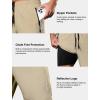 imageSILKWORLD Quick Dry Mens 2 in 1 Running Shorts with Zip Pocket 7quot Workout Gym Athletic Shorts Lightweight Training ShortsKhaki