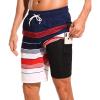 Compression /Navy+red+white