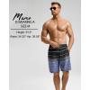 imageSILKWORLD Mens Bathing Suit Quick Dry 2 in 1 Beach Swimwear with Zipper Pockets 9 Inch Swimming Trunks for Men Gradient Black ampamp Gray Gradient Large