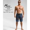 imageSILKWORLD Mens Bathing Suit Quick Dry 2 in 1 Beach Swimwear with Zipper Pockets 9 Inch Swimming Trunks for Men Stripe Black ampamp Orange Stripes Large