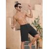 imageSILKWORLD Mens Swim Trunks Quick Dry 9quot Board Shorts with Cargo Zip PocketsNo LinerBlack