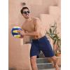 imageSILKWORLD Mens Swim Trunks Quick Dry 9quot Board Shorts with Cargo Zip PocketsNo LinerNavy