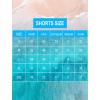 imageSILKWORLD Mens Swim Trunks Quick Dry Swimming Shorts 6 Inch Bathing Suits with Compression Liner and Zipper PocketsGradient Blue Green