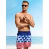 imageSILKWORLD Mens Swim Trunks with Compression Liner Quick Dry Bathing Suits Swim Shorts with Zipper Pockets