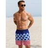 imageSILKWORLD Mens Swim Trunks with Compression Liner Quick Dry Bathing Suits Swim Shorts with Zipper Pockets
