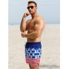 imageSILKWORLD Mens Swim Trunks with Compression Liner Quick Dry Bathing Suits Swim Shorts with Zipper Pockets