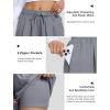 imageSILKWORLD Running Shorts for Women 2 in 1 Flowy Athletic Shorts Casual Workout Butterfly Gym Shorts with Zipper PocketsA002grey