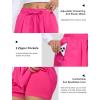 imageSILKWORLD Running Shorts for Women 2 in 1 Flowy Athletic Shorts Casual Workout Butterfly Gym Shorts with Zipper PocketsA006rose Pink