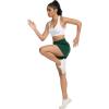 imageSILKWORLD Running Shorts for Women 2 in 1 Flowy Athletic Shorts Casual Workout Butterfly Gym Shorts with Zipper PocketsA008dark Green
