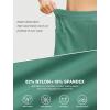 imageSILKWORLD Womens 5quot Swim Board Shorts Quick Dry Elastic Beach Swimming Shorts for Women with Liner PocketsGreen