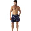 imageSILKWORLD Mens Swim Trunks Quick Dry Shorts with PocketsPineappleBlue