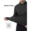 imageSILKWORLD Mens Quick Dry UPF 50 Sun Protection Shirts Long Sleeve Rash Guard with Thumb Hole Athletic Pullover ShirtBlack