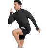 imageSILKWORLD Mens Quick Dry UPF 50 Sun Protection Shirts Long Sleeve Rash Guard with Thumb Hole Athletic Pullover ShirtBlack