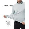 imageSILKWORLD Mens Quick Dry UPF 50 Sun Protection Shirts Long Sleeve Rash Guard with Thumb Hole Athletic Pullover ShirtGray
