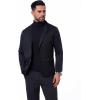 imageSILKWORLD Mens Slim Fit Turtleneck Sweater Knitted Twisted Pullover Casual Long Sleeves Basic TopBlack