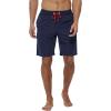 imageSILKWORLD Mens Swim Shorts Quick Dry Sports Beach Shorts with PocketsNavyXSmall