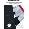 imageSILKWORLD Mens Swimmig Trunks Quick Dry Bathing Suits Board Shorts with Mesh LiningWhite ampamp BlueXXLarge
