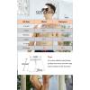imageSILKWORLD Mens Swimmig Trunks Quick Dry Bathing Suits Board Shorts with Mesh LiningWhite ampamp BlueXXLarge