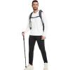 imageSILKWORLD UPF 50 Fishing Shirts for Men Long Sleeve Sun Protection Hoodie UV SPF Rash Guard Workout Swim ShirtsBeige