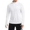 imageSILKWORLD Mens Quick Dry UPF 50 Sun Protection Shirts Long Sleeve Rash Guard with Thumb Hole Athletic Pullover ShirtBeige