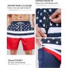 imageSILKWORLD Mens Swim Trunks Quick Dry Swimming Shorts with Compression Liner and Zipper Pockets7American Flag
