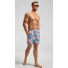 imageSILKWORLD Mens Swim Trunks Quick Dry Beach Shorts with PocketsCoconut Treepink