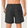 imageSILKWORLD Mens Swim Trunks Quick Dry Beach Shorts with PocketsNavyflagblack