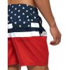 imageSILKWORLD Mens Swimming Trunks 5 Inch Inseam Swim Shorts Summer Bathing Suit Swimwear Beachwear with PocketsAmerican Flag