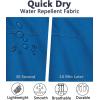 imageSILKWORLD Mens Swimming Trunks with Compression Liner Quick Dry Swimwear Beach Shorts with Zipper PocketsPeacock BlueLarge
