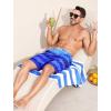 imageMens Swim Trunks with Compression Liner Zipper Cargo Pockets Bathing Suit 9 Inch QuickDry Swimming ShortsGradientblue Tie Dye