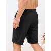image:imageSILKWORLD Mens Swim Trunks Compression Lined Swimming Shorts 9 QuickDry Bathing Suits with Zipper Cargo PocketsA00 Black