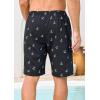 image:imageSILKWORLD Mens Swim Trunks with Compression Liner 9 Stretch Beach Shorts Quick Dry Bathing Suits with Zipper PocketsBlue Anchor