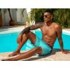 image:imageSILKWORLD Mens Swim Trunks Quick Dry Beach Shorts with PocketsMq18zipblack to Green Ombre