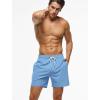image:imageSILKWORLD Mens Swim Trunks Quick Dry Beach Shorts with PocketsMq18zipdusty Blue