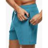 image:imageSILKWORLD Mens Swim Trunks Quick Dry Beach Shorts with PocketsMq18zipteal Blue